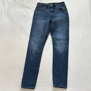 Denim Levi’s 501s Women’s Dark Blue Skinny Jeans